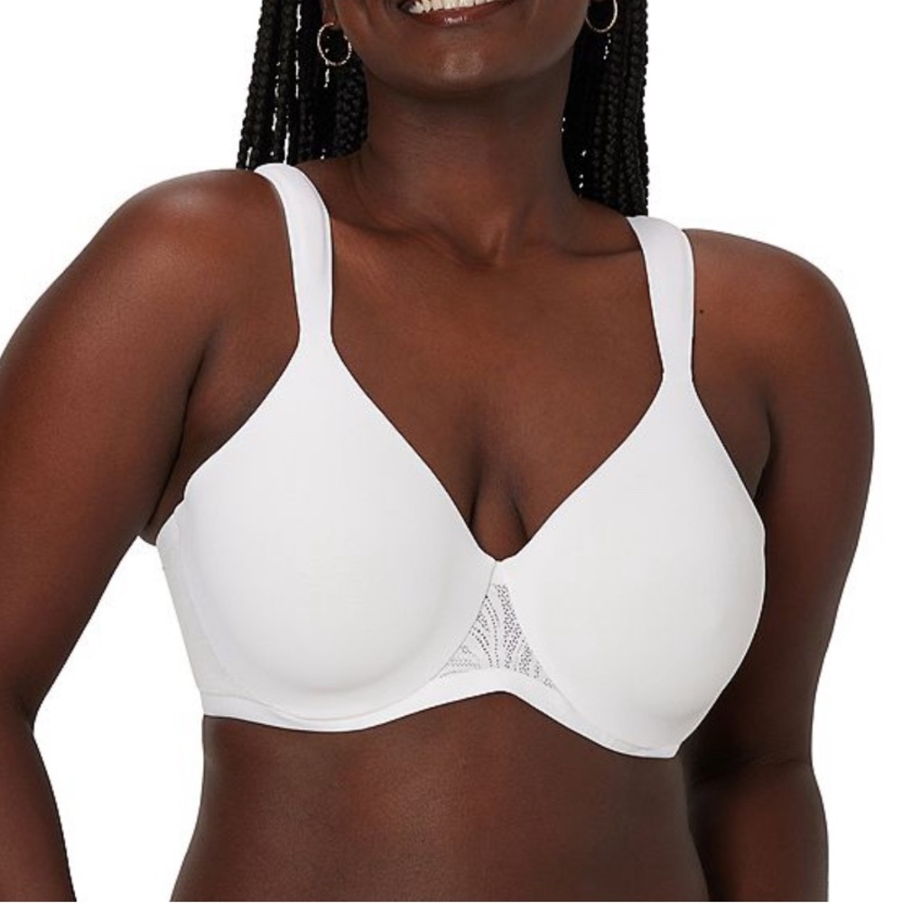 Bali White Full Coverage Bra with Smooth Molded Cups